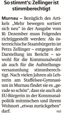 Addendum: 11.12.2025 im Murnauer Tagblatt
