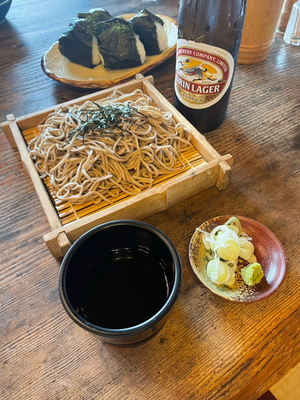 昼食のお蕎麦