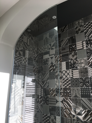 Pare douche sur mesure tête cintré