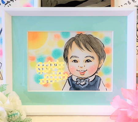 お子様の成長記念kaminokeart