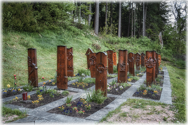 Der Friedhof der Behinderteneinrichtung Fischerhof