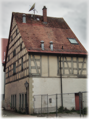 Ein altes Fachwerkhaus