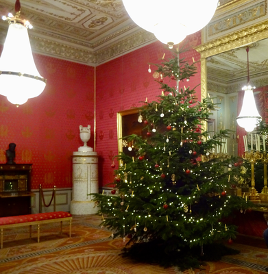 Der Weihnachtsbaum in der Albertina in Wien (Foto: Isabell Heep)