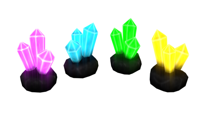 Glowing Crystals