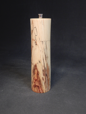 Pfeffer/Stahl, gestockte Buche, ca. 21 x 5,5 cm, CHF 100.-