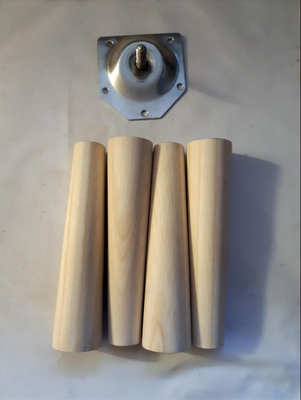 Möbelfüsse im Fifties-Style,   Esche,    3,2 x 13,5 cm.