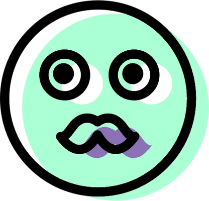 smiley rond - émoji - émoticônes - smiley émoticône émoji cartoon clipart illustration - artémotic