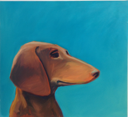 Hund 100 x 100 cm
