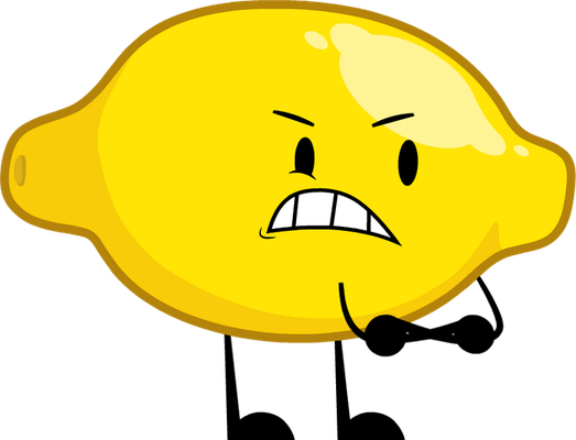 citron - fruit - alimentation - smiley émoticône émoji cartoon clipart illustration - artémotic