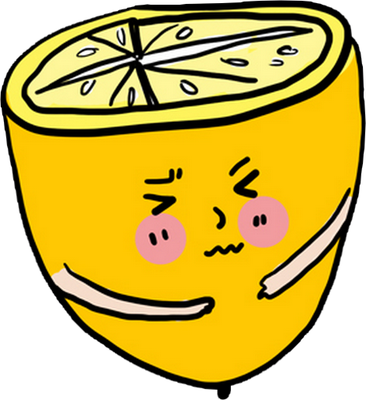 citron - fruit - alimentation - smiley émoticône émoji cartoon clipart illustration - artémotic