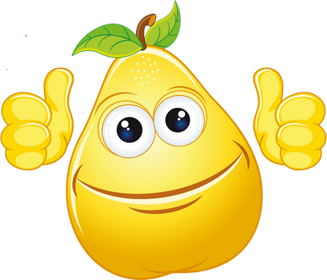 fruit - alimentation - smiley émoticône émoji cartoon clipart illustration - artémotic