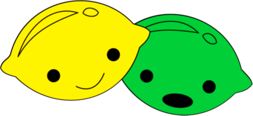 citron - fruit - alimentation - smiley émoticône émoji cartoon clipart illustration - artémotic