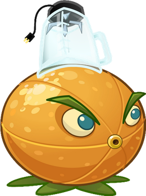 citron [Plants vs Zombies] - fruit - alimentation - smiley émoticône émoji cartoon clipart illustration - artémotic