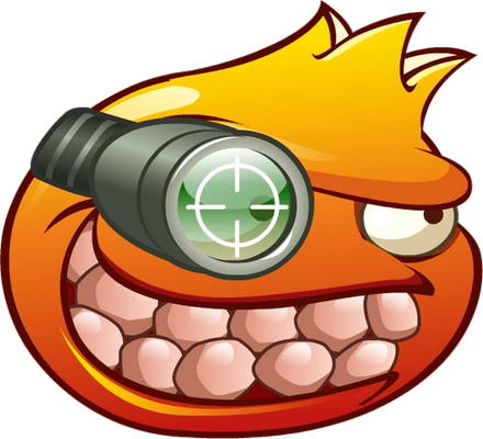 grenade [Plants vs Zombies] - fruit - alimentation - smiley émoticône émoji cartoon clipart illustration - artémotic