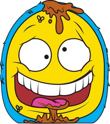 kiwi - fruit - alimentation - smiley émoticône émoji cartoon clipart illustration - artémotic