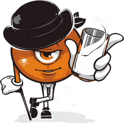 orange - fruit - alimentation - smiley émoticône émoji cartoon clipart illustration - artémotic