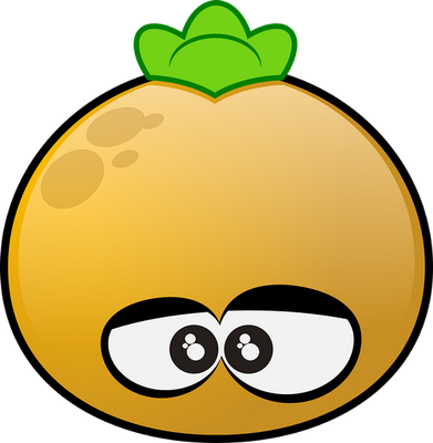 fruit - alimentation - smiley émoticône émoji cartoon clipart illustration - artémotic