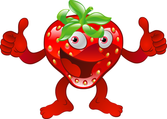 fruit - alimentation - smiley émoticône émoji cartoon clipart illustration - artémotic