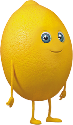 citron - fruit - alimentation - smiley émoticône émoji cartoon clipart illustration - artémotic