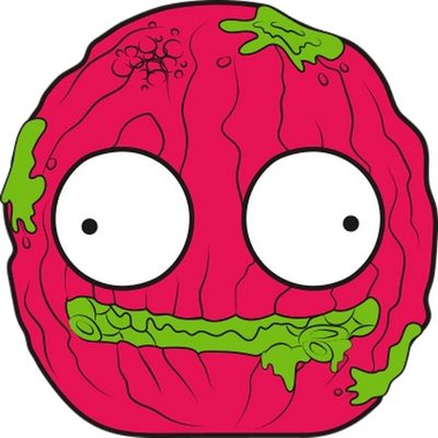 fruit [The Grossery Gang] - alimentation - smiley émoticône émoji cartoon clipart illustration - artémotic