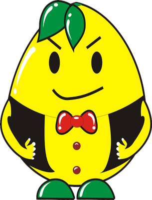 citron - fruit - alimentation - smiley émoticône émoji cartoon clipart illustration - artémotic