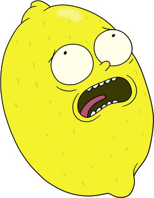 citron - fruit - alimentation - smiley émoticône émoji cartoon clipart illustration - artémotic
