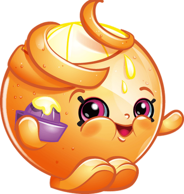 orange - fruit - alimentation - smiley émoticône émoji cartoon clipart illustration - artémotic