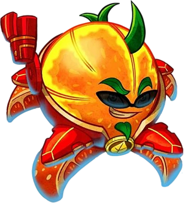 citron [Plants vs Zombies] - fruit - alimentation - smiley émoticône émoji cartoon clipart illustration - artémotic
