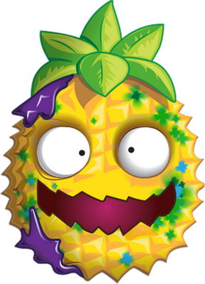 fruit [The Grossery Gang] - alimentation - smiley émoticône émoji cartoon clipart illustration - artémotic