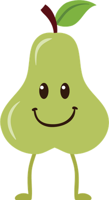 fruit - alimentation - smiley émoticône émoji cartoon clipart illustration - artémotic