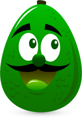 fruit - alimentation - smiley émoticône émoji cartoon clipart illustration - artémotic
