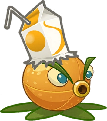 citron [Plants vs Zombies] - fruit - alimentation - smiley émoticône émoji cartoon clipart illustration - artémotic