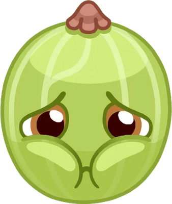 groseille - fruit - alimentation - smiley émoticône émoji cartoon clipart illustration - artémotic