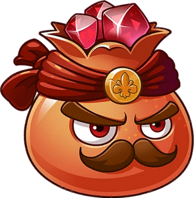 grenade [Plants vs Zombies] - fruit - alimentation - smiley émoticône émoji cartoon clipart illustration - artémotic