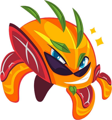 citron [Plants vs Zombies] - fruit - alimentation - smiley émoticône émoji cartoon clipart illustration - artémotic
