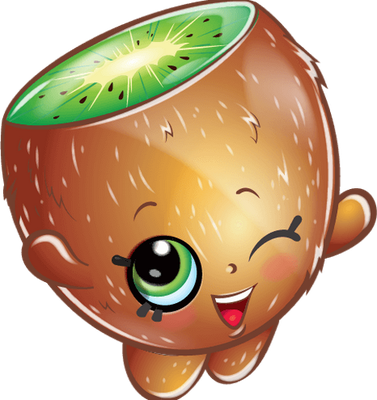 kiwi - fruit - alimentation - smiley émoticône émoji cartoon clipart illustration - artémotic