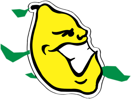citron - fruit - alimentation - smiley émoticône émoji cartoon clipart illustration - artémotic