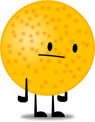orange - fruit - alimentation - smiley émoticône émoji cartoon clipart illustration - artémotic