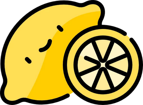 citron - fruit - alimentation - smiley émoticône émoji cartoon clipart illustration - artémotic