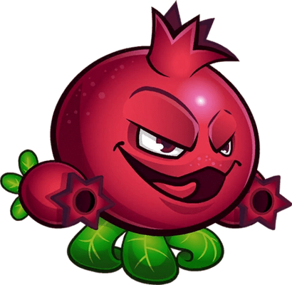 grenade [Plants vs Zombies] - fruit - alimentation - smiley émoticône émoji cartoon clipart illustration - artémotic