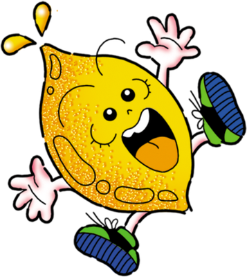 citron - fruit - alimentation - smiley émoticône émoji cartoon clipart illustration - artémotic