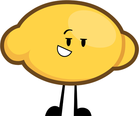 citron - fruit - alimentation - smiley émoticône émoji cartoon clipart illustration - artémotic