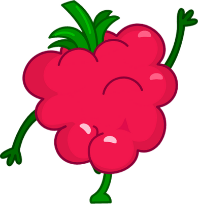 framboise - fruit - alimentation - smiley émoticône émoji cartoon clipart illustration - artémotic