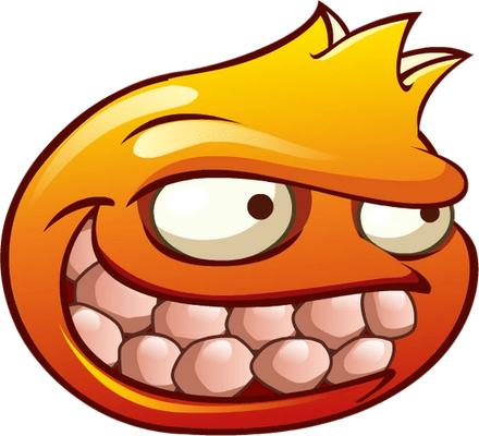 grenade [Plants vs Zombies] - fruit - alimentation - smiley émoticône émoji cartoon clipart illustration - artémotic