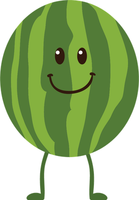 fruit - alimentation - smiley émoticône émoji cartoon clipart illustration - artémotic
