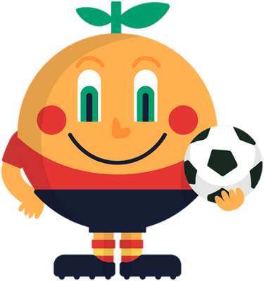 orange - fruit - alimentation - smiley émoticône émoji cartoon clipart illustration - artémotic