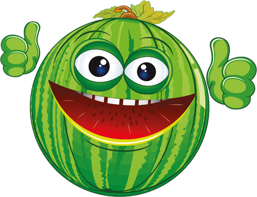 fruit - alimentation - smiley émoticône émoji cartoon clipart illustration - artémotic