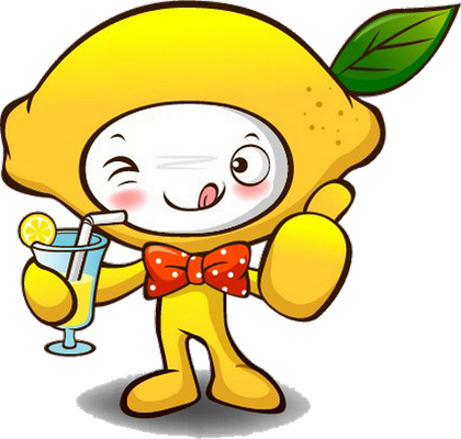 citron - fruit - alimentation - smiley émoticône émoji cartoon clipart illustration - artémotic