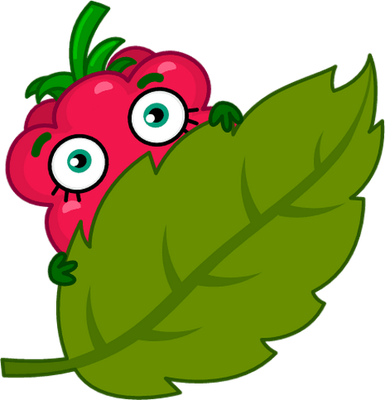 framboise - fruit - alimentation - smiley émoticône émoji cartoon clipart illustration - artémotic