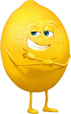 citron - fruit - alimentation - smiley émoticône émoji cartoon clipart illustration - artémotic